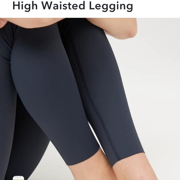 Aerie Chill Play Move Legging High Waist XL Short Cut Off Hem - Picture 16 of 16